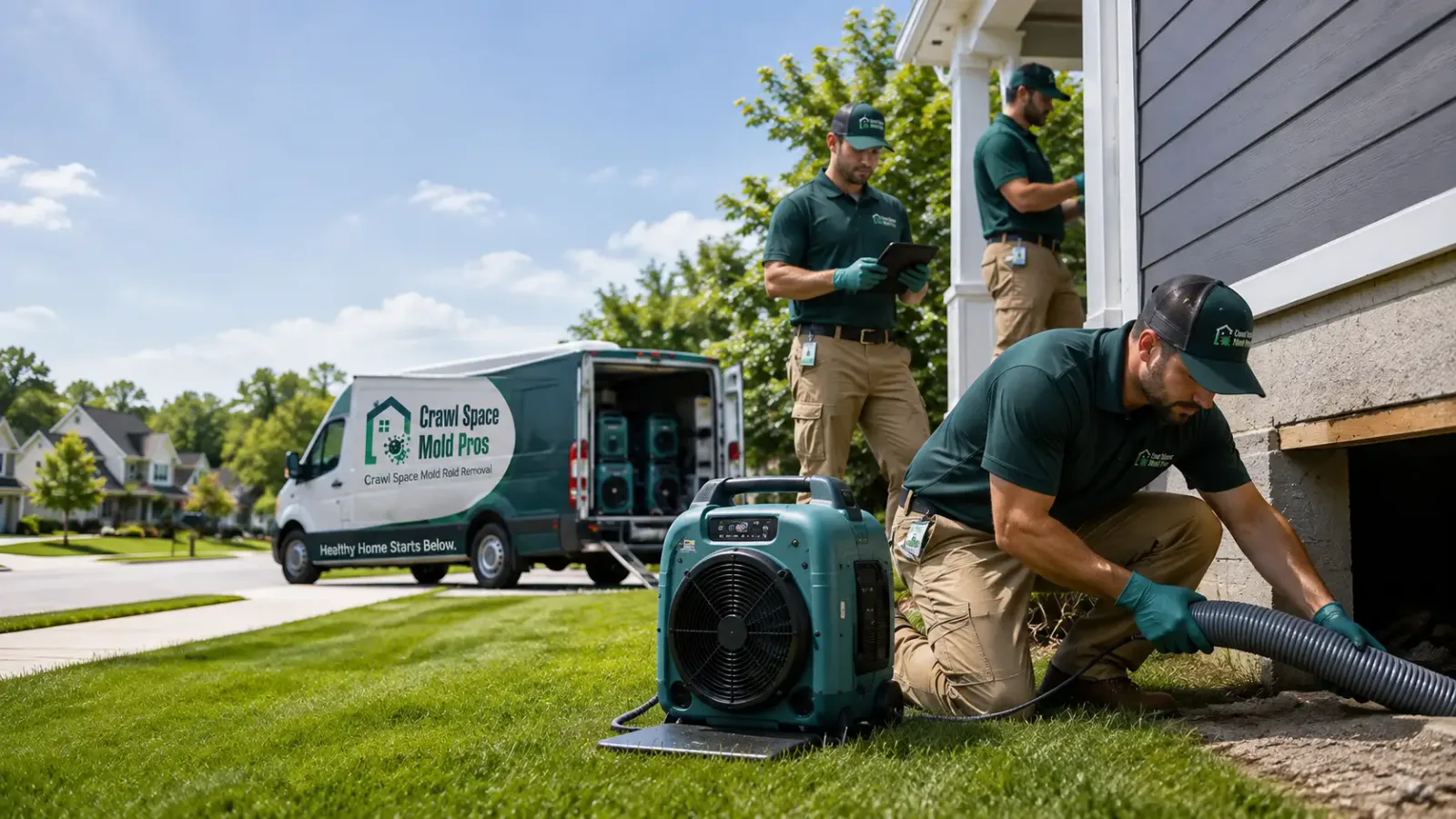 Crawl Space Mold Removal in Hampton Falls, NH